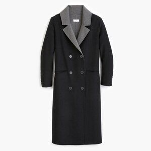 J.crew x Universal Standard Black Coat